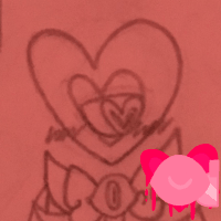 mysterious jen with eyes surrounding around her. the message boxes says: ERROR_25: jen not found, love and ???