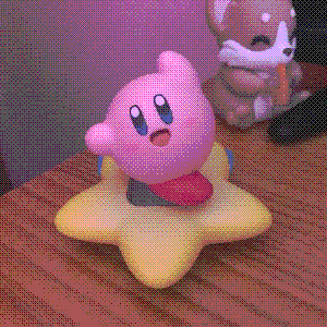 kirby amiibo from kirby air riders