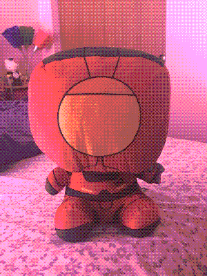 v2 plushie on my bed