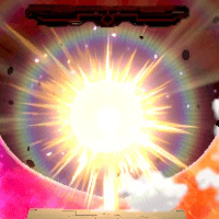 me (sephiroth) getting attacked by galeem from his attack